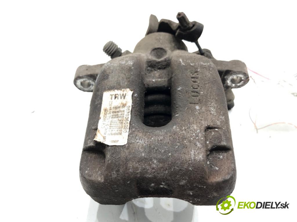 CITROEN C4 I liftback 2010 65 kW 1.4 16V 1360 brzdič třmen levý zadní část 9670365980