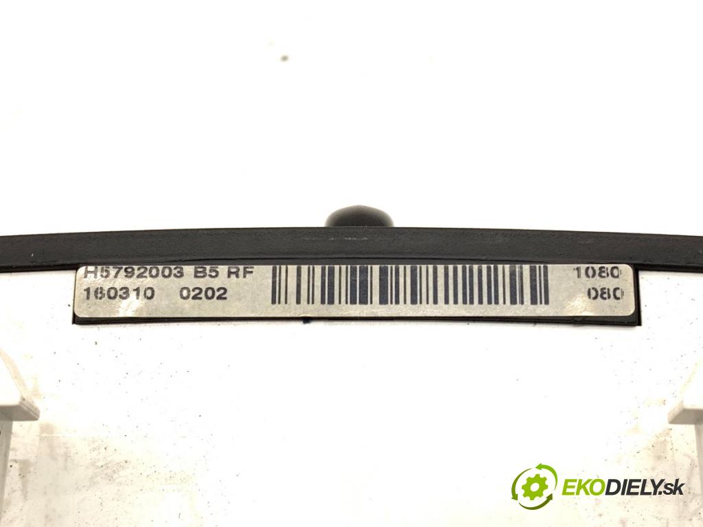 CITROEN C4 I liftback 2010 65 kW 1.4 16V 1360 Panel ovládania kúrenia H5756 (Prepínacie páčky pod volantom)