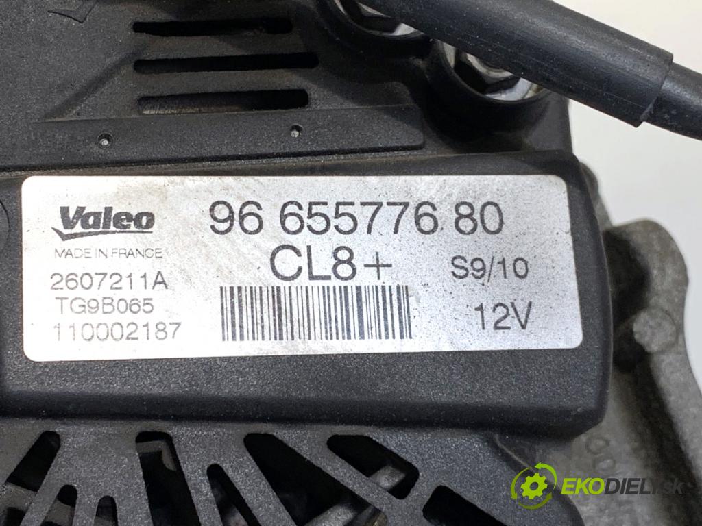 CITROEN C4 I liftback 2010 65 kW 1.4 16V 1360 Alternátor 9665577680 (Alternátor)