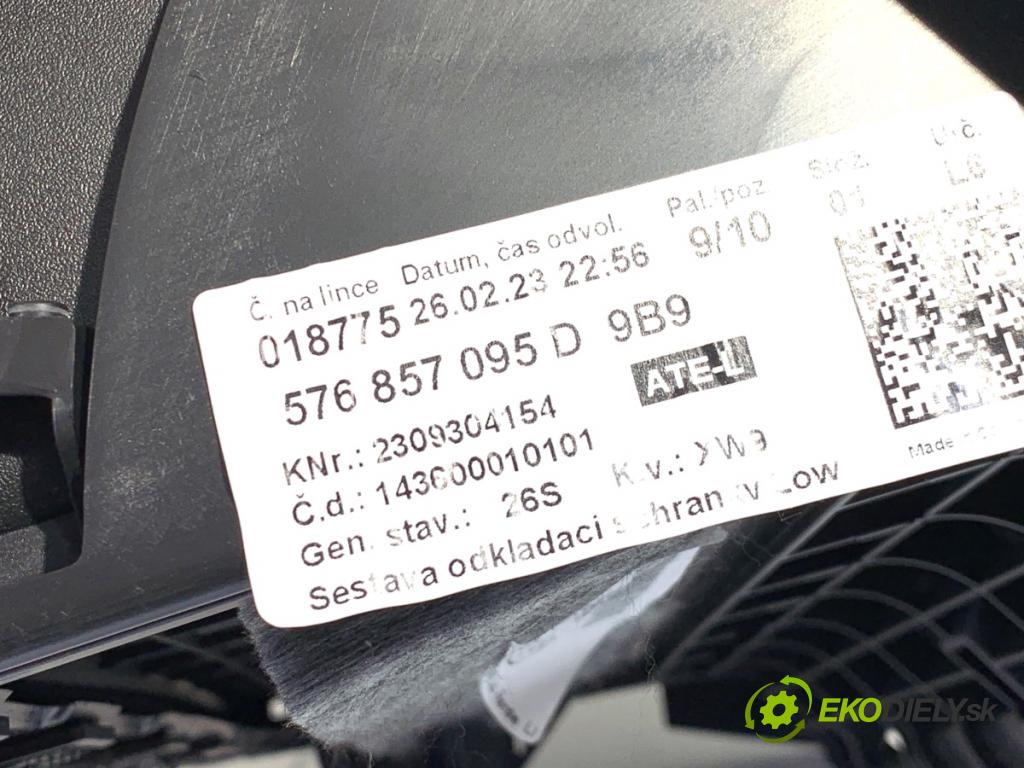 SEAT ATECA SUV 2023 110 kW 1.5 TSI 1495 Priehradka, kastlík spolujazdca 576857095D (Priehradka (kastlík))