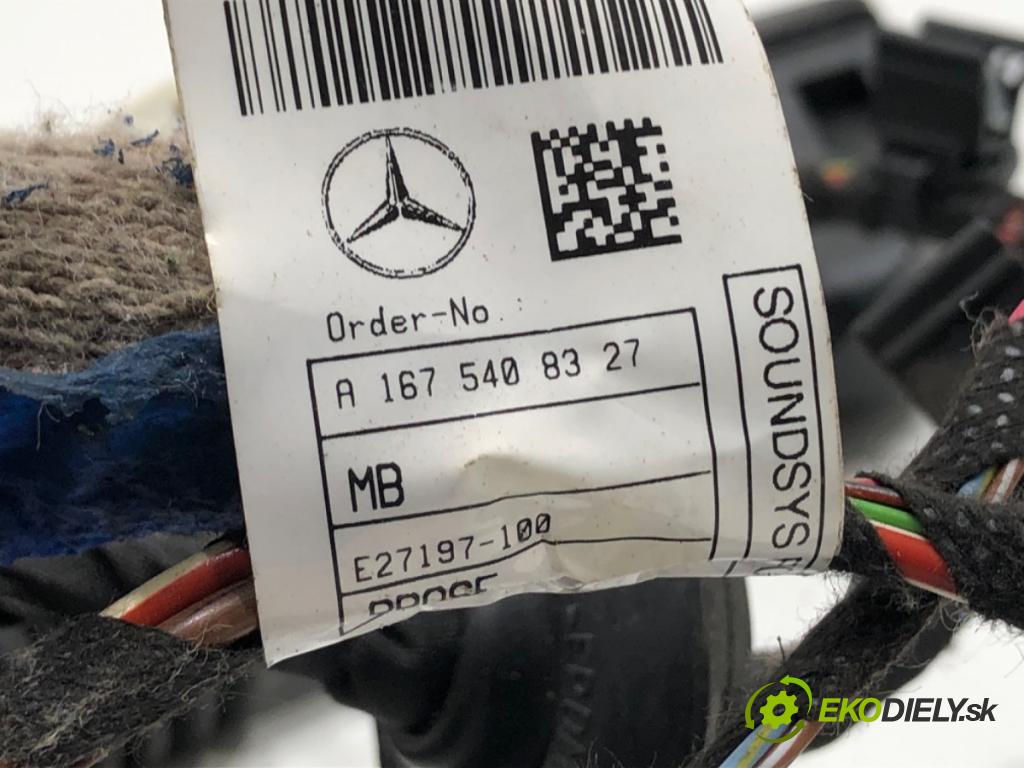 MERCEDES-BENZ GLE SUV 2019 180 kW GLE 300 d 4-matic (167.119) 1950 Káblovačka Dvere zad ľavy A1675408327