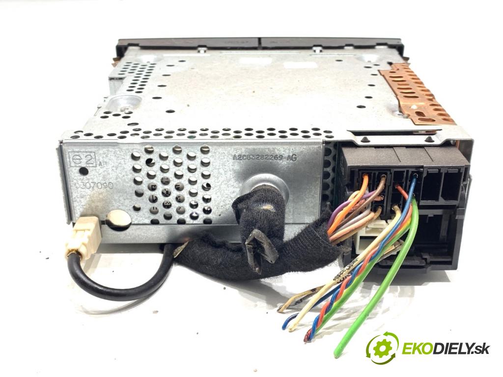 PEUGEOT 207 liftback 2008 70 kW 1.4 16V 1397 RADIO 96643698XT (Audio zariadenie)
