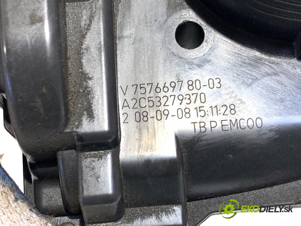 PEUGEOT 207 liftback 2008 70 kW 1.4 16V 1397 Škrtiaca klapka V757669780 (Škrtiaca klapka)