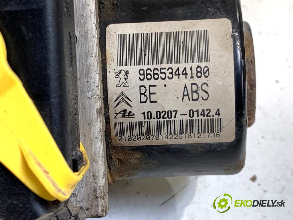 PEUGEOT 207 liftback 2008 70 kW 1.4 16V 1397 Pumpa ABS 9665344180 (Pumpa ABS)