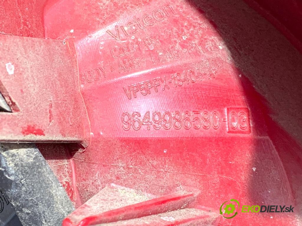 PEUGEOT 207 liftback 2008 70 kW 1.4 16V 1397 světlo pravý zadní část 9649986580