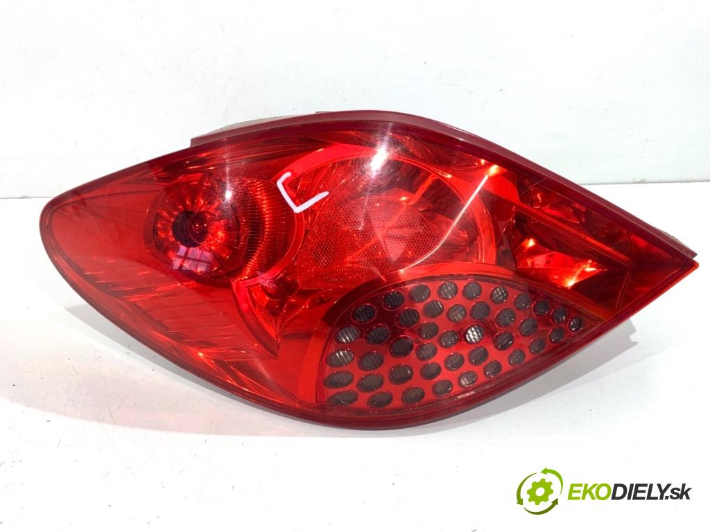PEUGEOT 207 liftback 2008 70 kW 1.4 16V 1397 světlo levý zadní část 9649986680