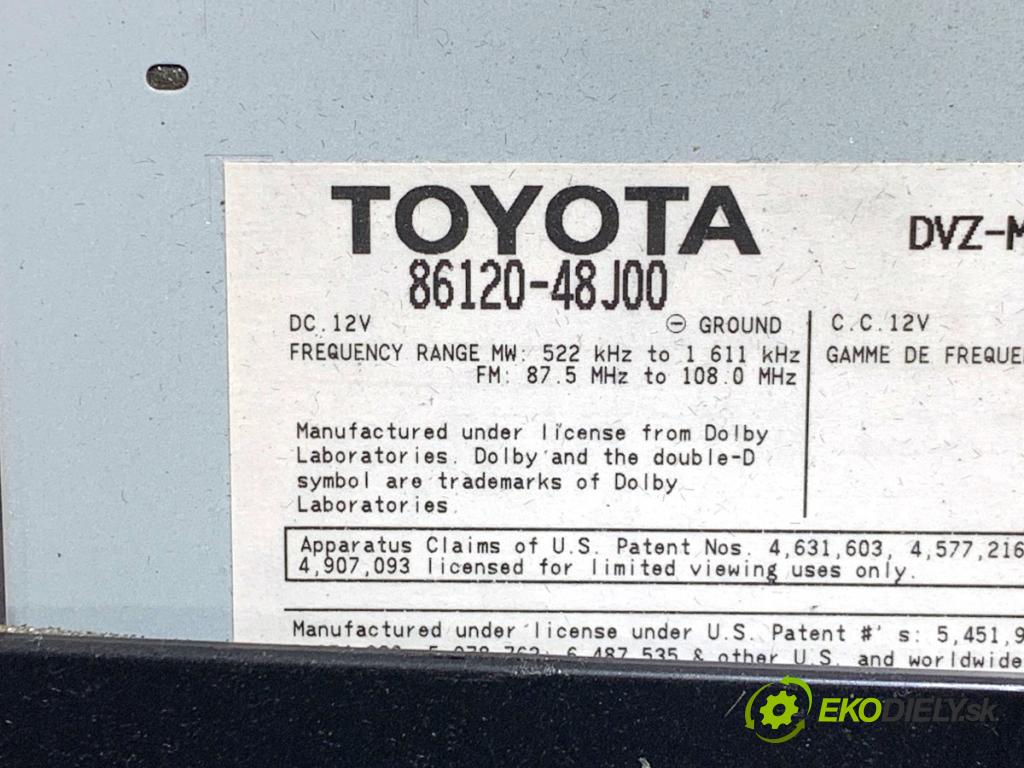 LEXUS RX SUV 2009 183 kW 450h (GYL10_) 3456 RADIO 86120-48J00 (Audio zariadenie)