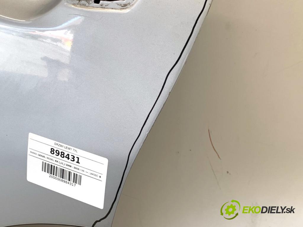 LEXUS RX SUV 2009 183 kW 450h (GYL10_) 3456 Dvere ľavy zad