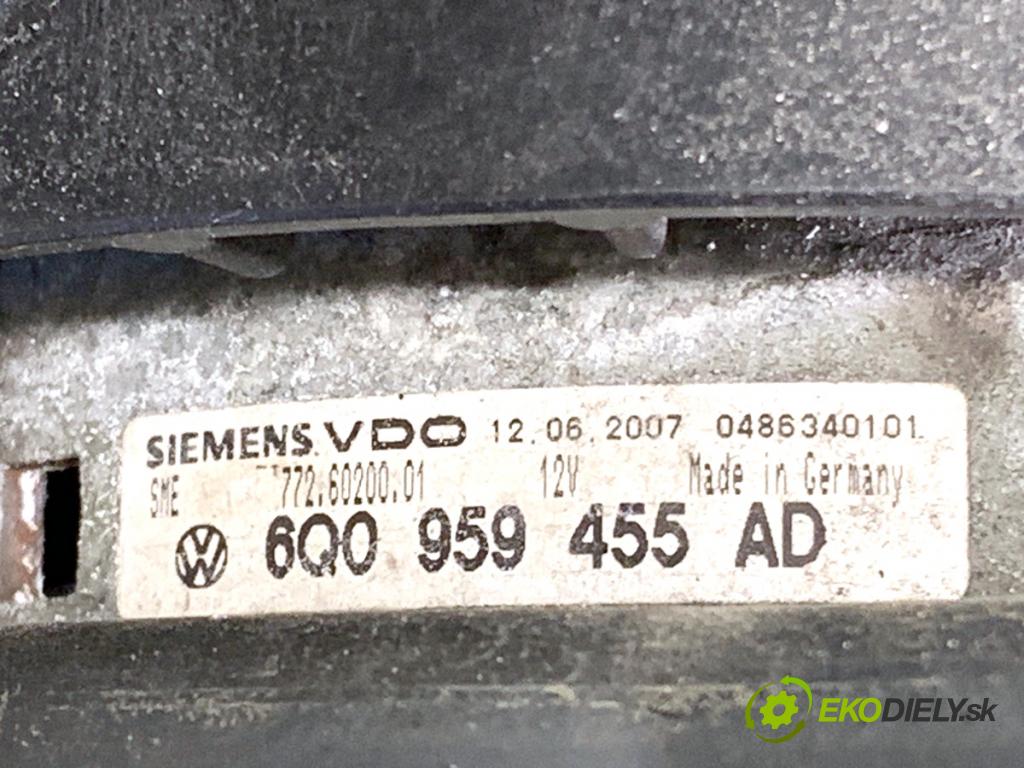 VW POLO IV 9N liftback 2007 51 kW 1.4 TDI 1422 ventilátor chladiče 6Q0959455AD (Ventilátor)