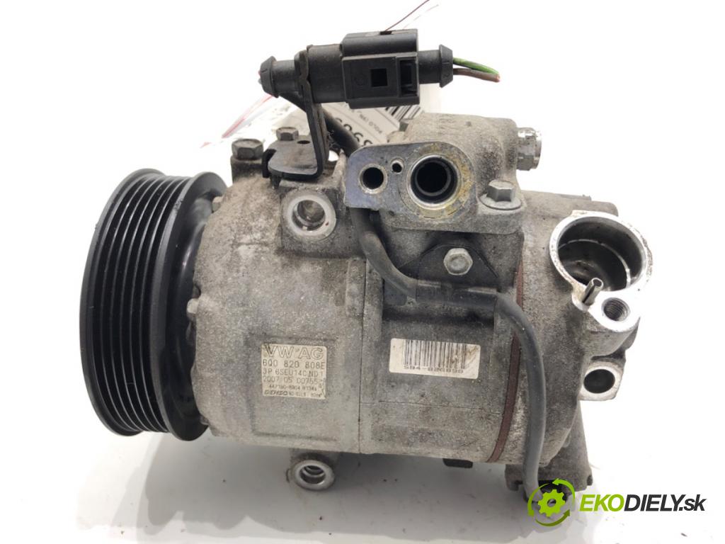VW POLO IV 9N liftback 2007 51 kW 1.4 TDI 1422 Kompresor klimatizácie 6Q0820808E (Kompresor klimatizácie)