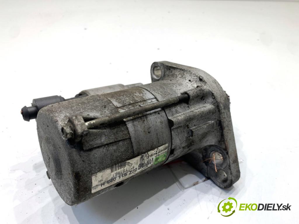 VW POLO IV 9N liftback 2007 51 kW 1.4 TDI 1422 startér 02Z911023H (Startér)