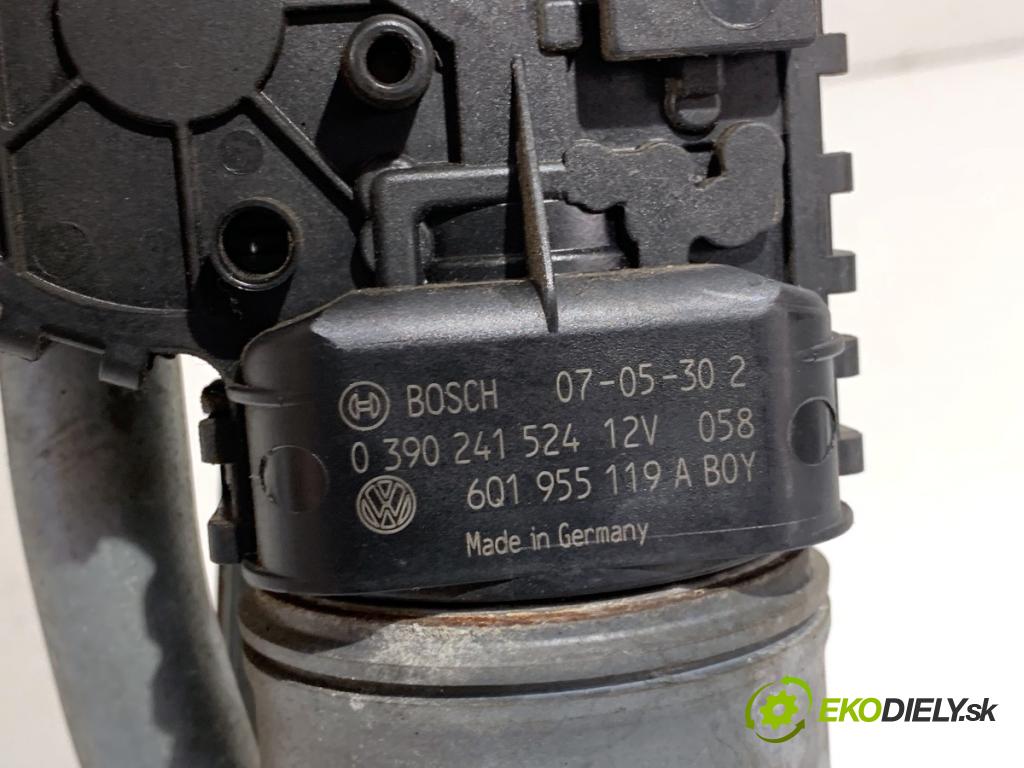 VW POLO IV 9N liftback 2007 51 kW 1.4 TDI 1422 Mechanizmus stieračov predný 6Q1955023E (Motorček stieračov predný)