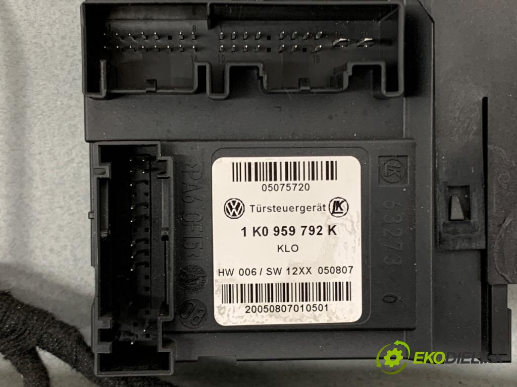 VW TOURAN nadwozie wielkoprzestrzenne (MPV) 2007 77 kW 1.9 TDI 1896 Mechanizmus okna pravy predný 1K0959792K