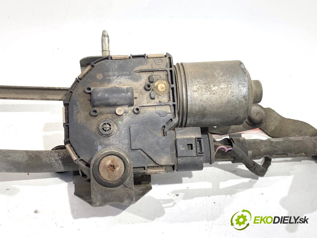 VW TOURAN nadwozie wielkoprzestrzenne (MPV) 2007 77 kW 1.9 TDI 1896 Mechanizmus stieračov predný 2K1955023G (Motorček stieračov predný)
