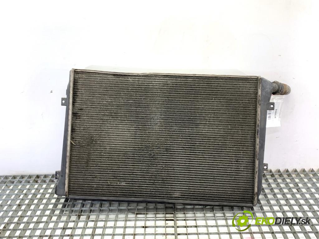 VW TOURAN nadwozie wielkoprzestrzenne (MPV) 2007 77 kW 1.9 TDI 1896 chladič vody 1K0121251AL (Vodní chladič)