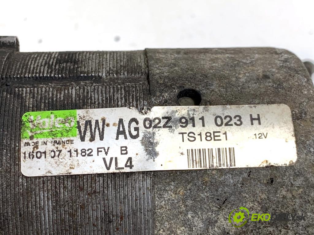 VW PASSAT B6 Kombi 2007 77 kW 1.9 TDI 1896 Štartér 02Z911023H (Štartér)