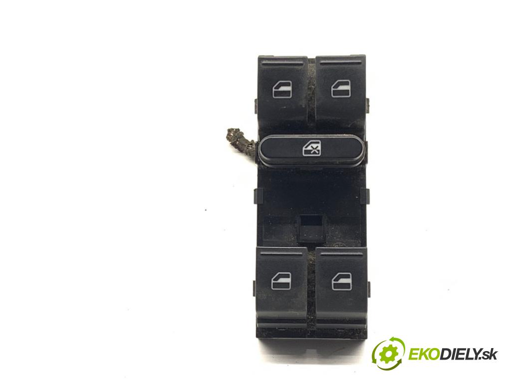 VW PASSAT B6 Kombi 2007 77 kW 1.9 TDI 1896 přepínač oken 1K4959857A (Páčky pod volantem)