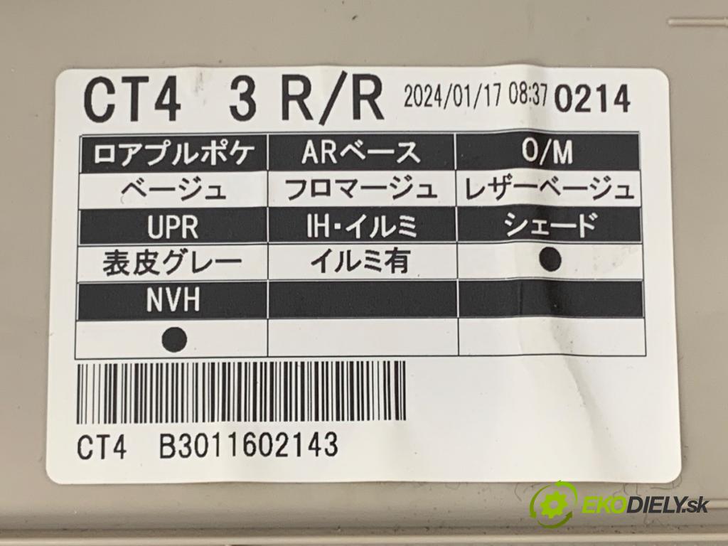TOYOTA CAMRY sedan 2024 131 kW 2.5 Hybrid (AXVH71_) 2487 čalúnenie Dvere ľavy zad Roleta