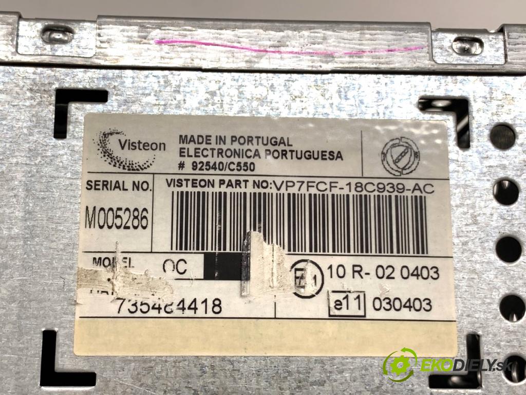 FIAT BRAVO II liftback 2008 88 kW 1.6 D Multijet (198AXL1B) 1598 RADIO 735484418 (Audio zariadenie)