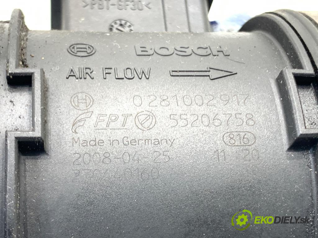 FIAT BRAVO II liftback 2008 88 kW 1.6 D Multijet (198AXL1B) 1598 Váha vzduchu 55206758 (Váha vzduchu)