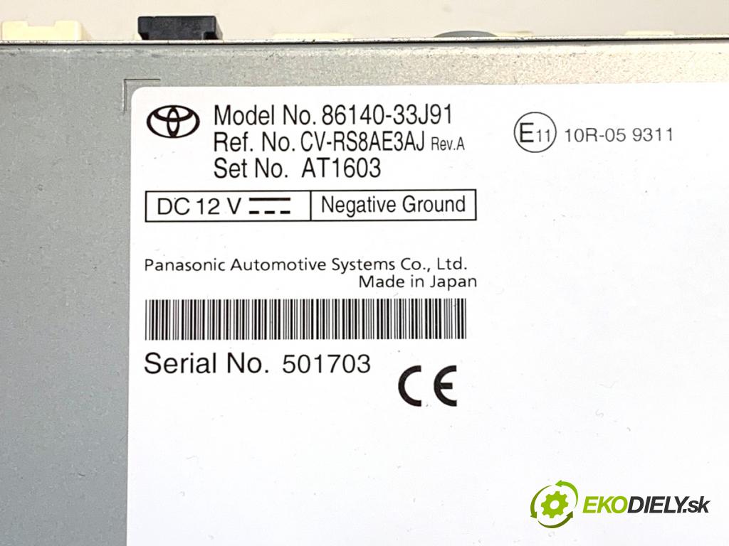 TOYOTA CAMRY sedan 2024 131 kW 2.5 Hybrid (AXVH71_) 2487 RADIO Navigácia JBL 86140-33J91