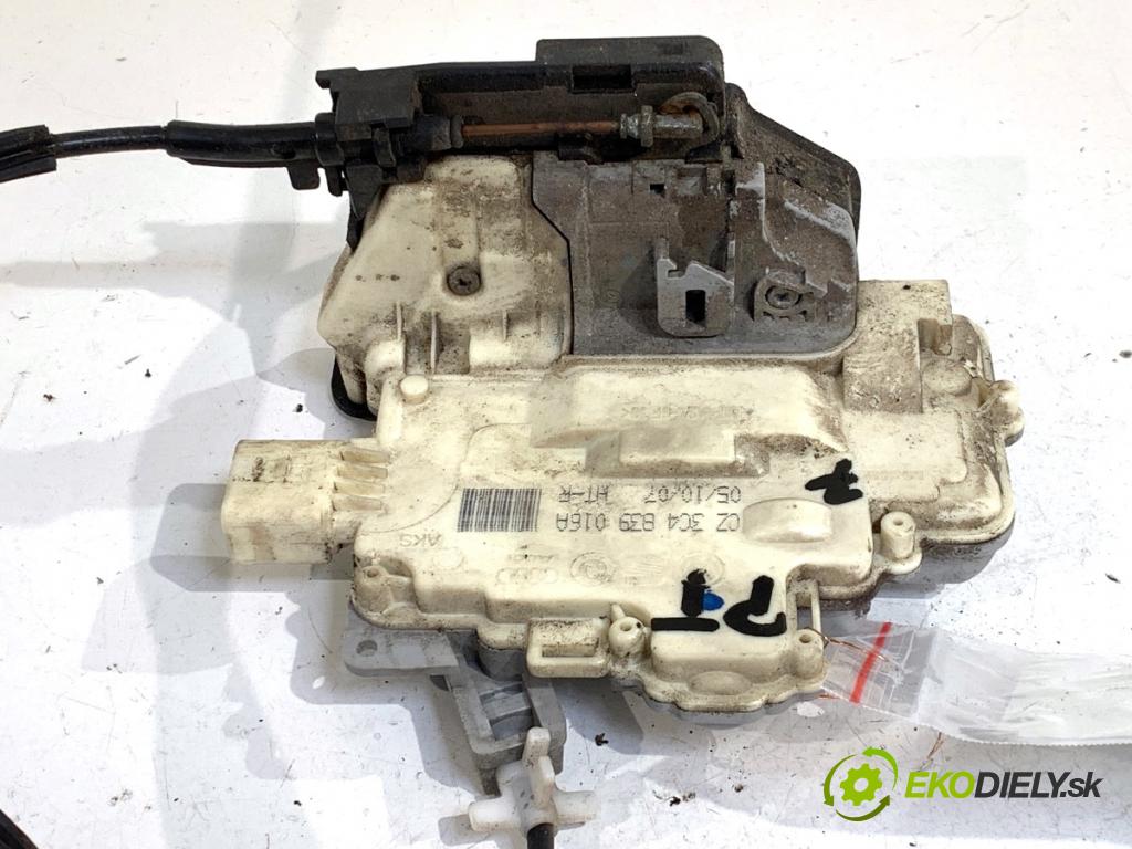VW PASSAT B6 sedan 2007 125 kW 2.0 TDI 1968 zámok dveře pravý zadní část 3C4839016A