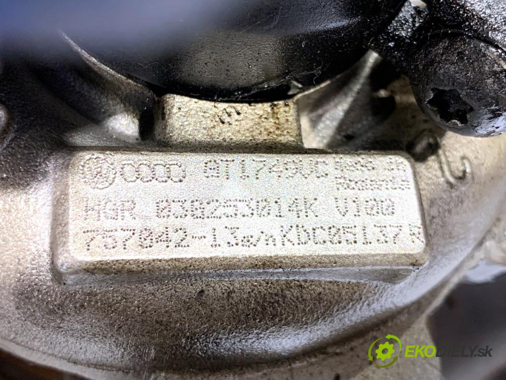 VW PASSAT B6 sedan 2007 125 kW 2.0 TDI 1968 Turbodúchadlo,turbo 03G253014K (Turbodúchadlo (kompletné))