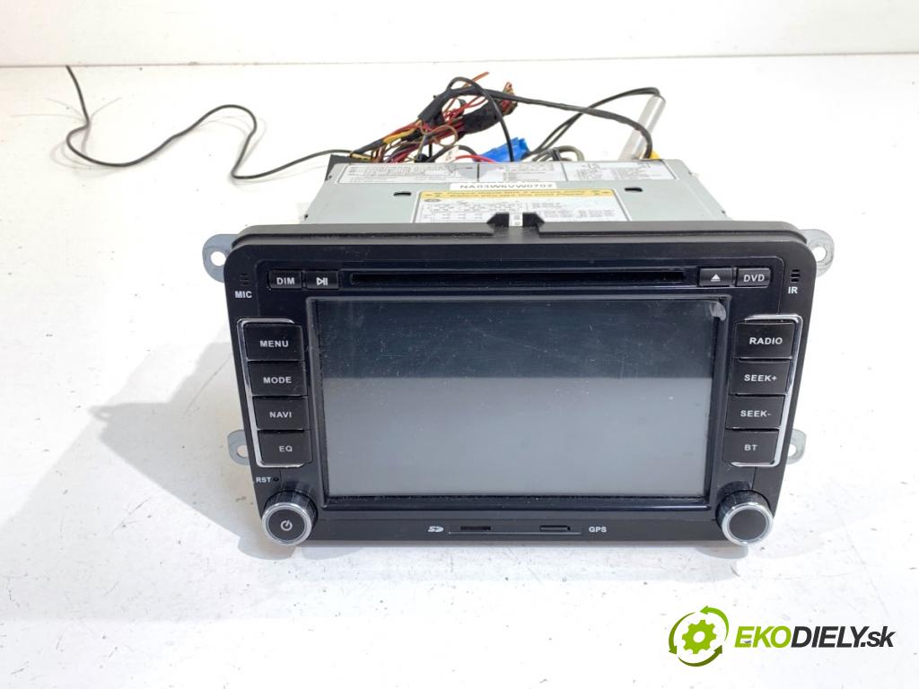 VW PASSAT B6 sedan 2007 125 kW 2.0 TDI 1968 RADIO Navigácia  (Audio zariadenie)