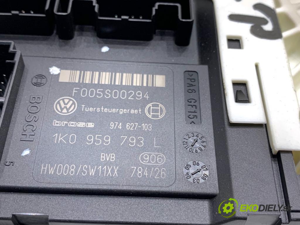 VW PASSAT B6 sedan 2007 125 kW 2.0 TDI 1968 Motor sťahovania okna ľavy predný 1K0959701P