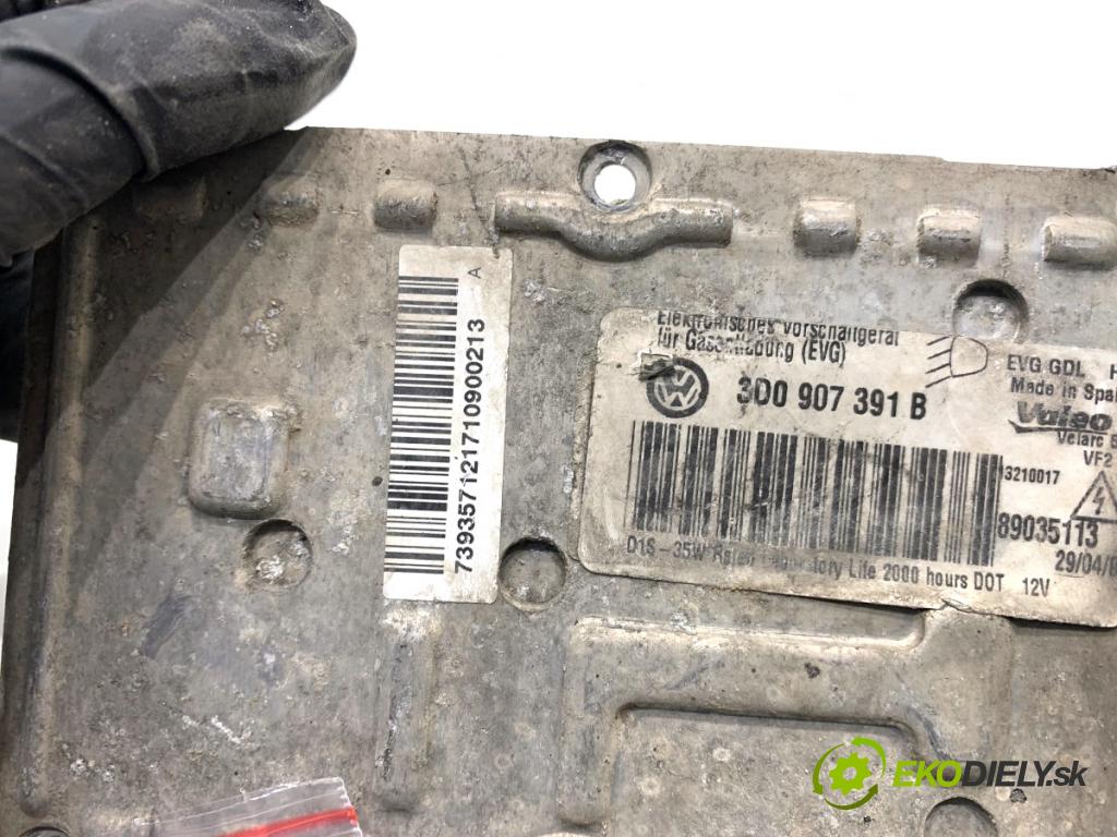 VW PASSAT B6 sedan 2007 125 kW 2.0 TDI 1968 Menič XENON 3D0907391B (Riadiaca jednotka xenónu)
