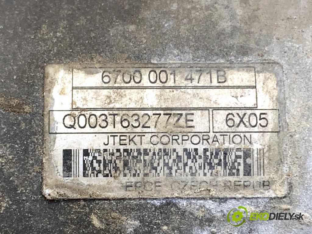 PEUGEOT 207 liftback 2007 50 kW 1.4 HDi 1398 řízení volantu řízení 6700001471B