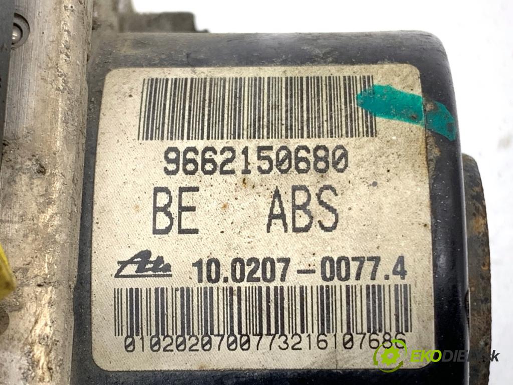 PEUGEOT 207 liftback 2007 50 kW 1.4 HDi 1398 pumpa ABS 9662150680 (Pumpa ABS)