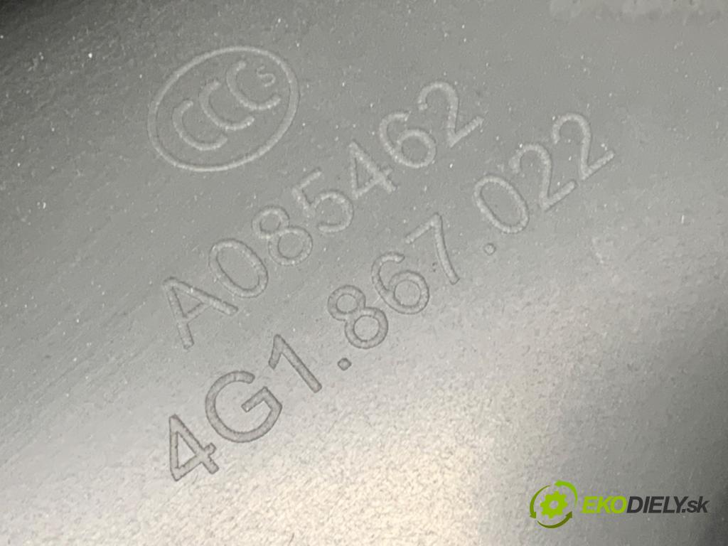 AUDI A6 C7 Kombi 2014 140 kW 2.0 TDI 1968 čalúnenie Dvere pravy predný