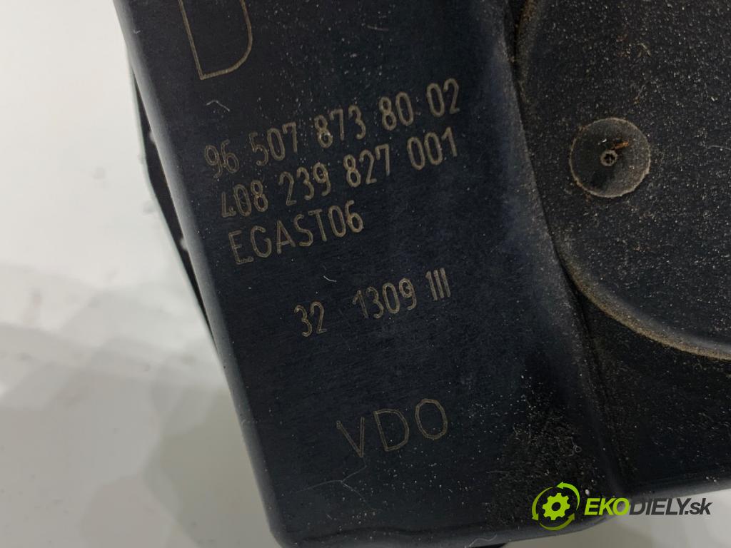 CITROEN C5 III sedan 2008 103 kW 2.0 16V 1997 škrtíci klapka 9650787380 (Škrticí klapka)