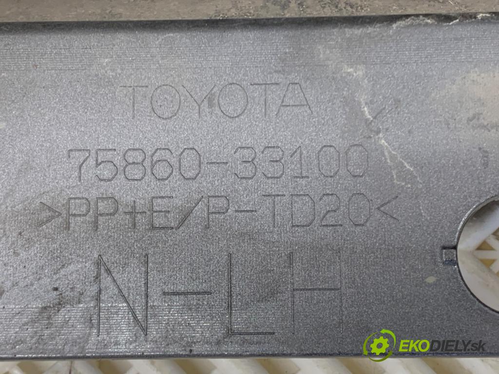 TOYOTA CAMRY sedan 2024 131 kW 2.5 Hybrid (AXVH71_) 2487 lišta prahová levý 75860-33100