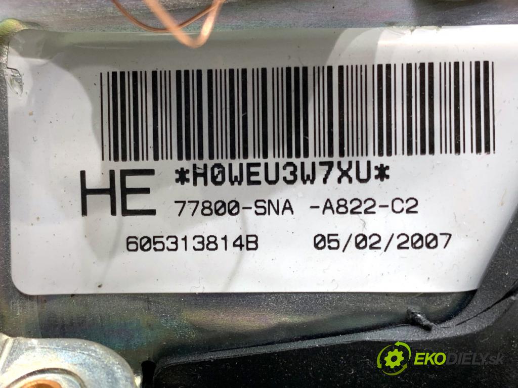 HONDA CIVIC VIII sedan 2007 103 kW 1.8 (FD1, FD7) 1799 AirBag volantu 77800-SNA-A822-C2 (Airbag)