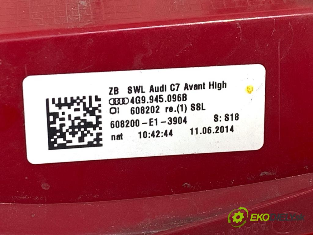 AUDI A6 C7 Kombi 2014 140 kW 2.0 TDI 1968 Svetlo pravy zad 4G9945096B
