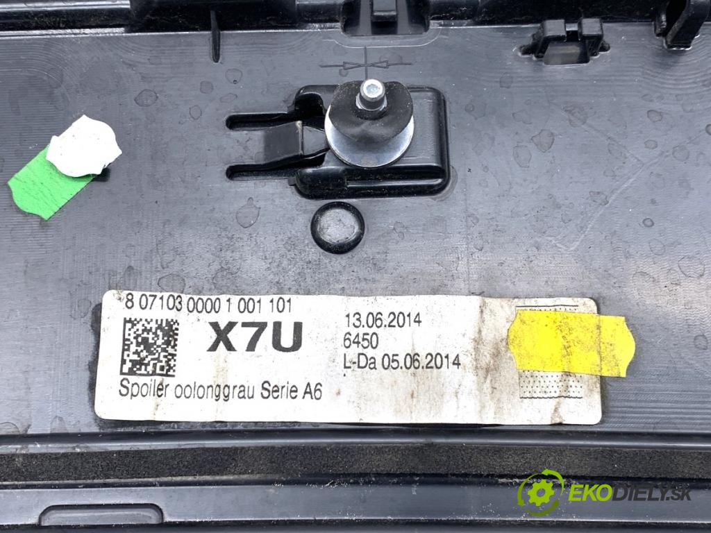 AUDI A6 C7 Kombi 2014 140 kW 2.0 TDI 1968 Spoiler zad 4G9827933E