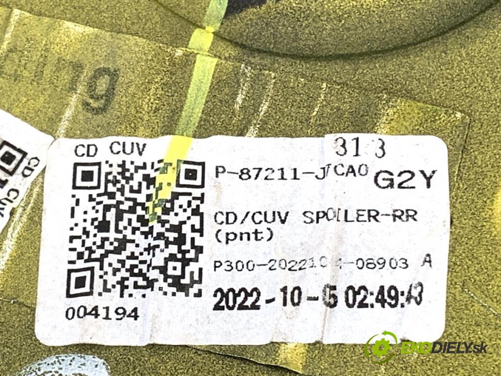 KIA CEED SUV 2022 104 kW 1.6 GDI Hybrid 1580 Spoiler zad 87210-J7CA0