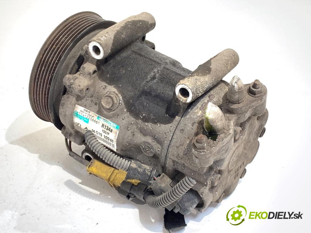 CITROEN C4 I liftback 2006 80 kW 1.6 16V 1587 kompresor klimatizace 9651910980 (Kompresor klimatizace)