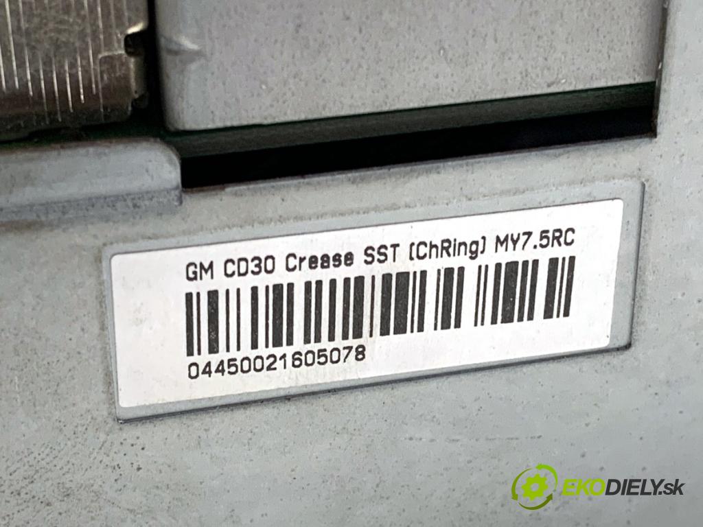 OPEL ASTRA H liftback 2007 66 kW 1.3 CDTI (L48) 1248 RADIO 13263051 (Audio zariadenie)