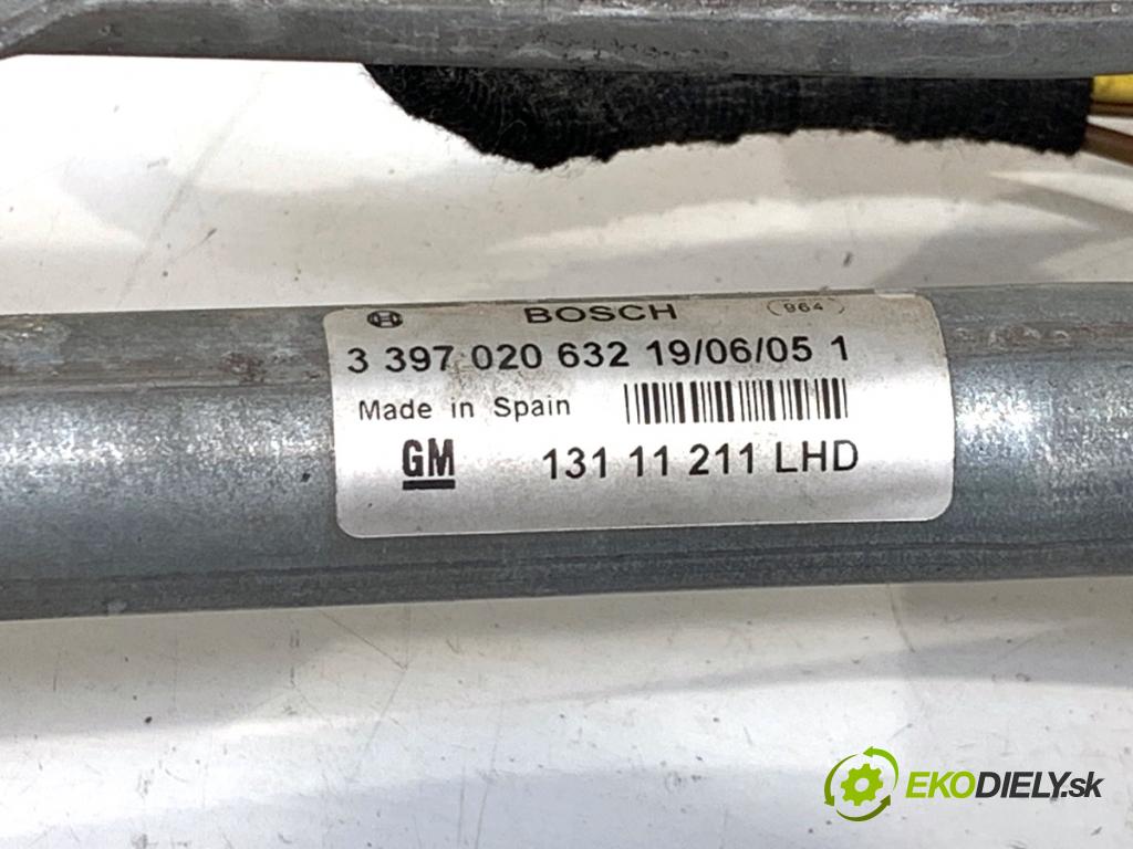 OPEL ASTRA H liftback 2007 66 kW 1.3 CDTI (L48) 1248 Mechanizmus stieračov predný 13111211 (Motorček stieračov predný)