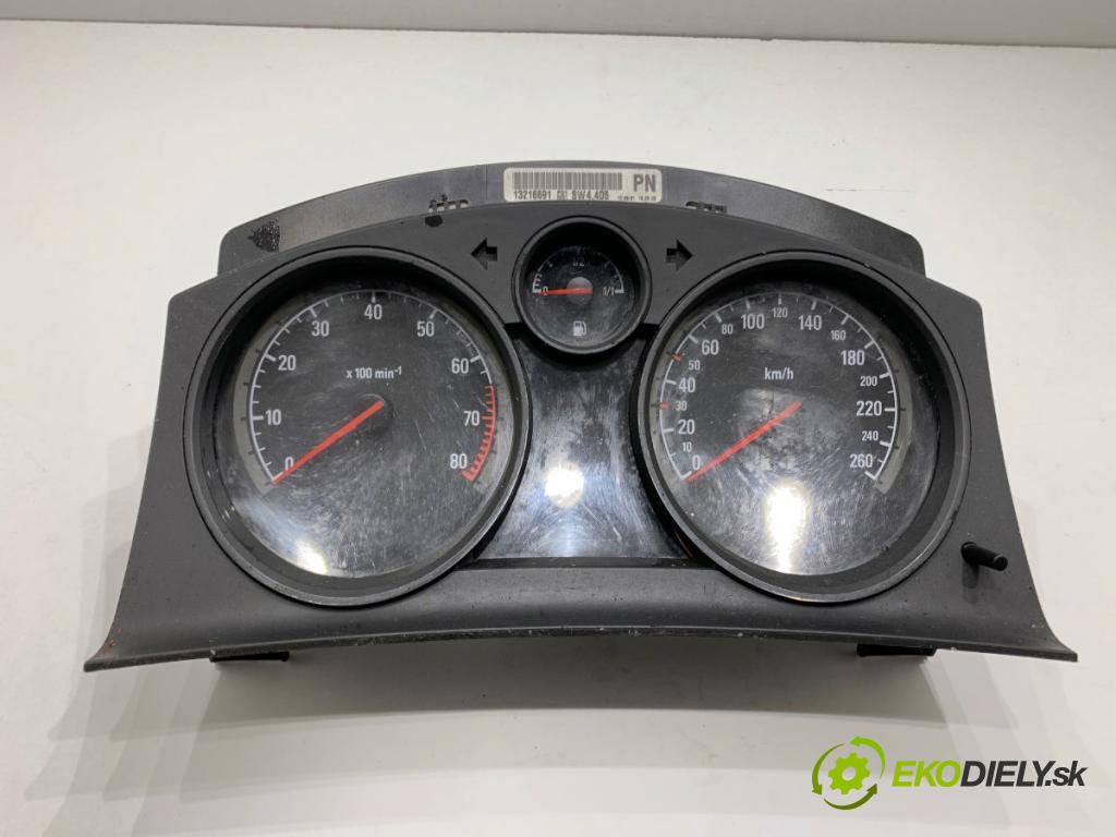 OPEL ZAFIRA B nadwozie wielkoprzestrzenne (MPV) 2006 77 kW 1.6 (M75) 1598 prístrojovka 13216691 (Přístrojová deska)