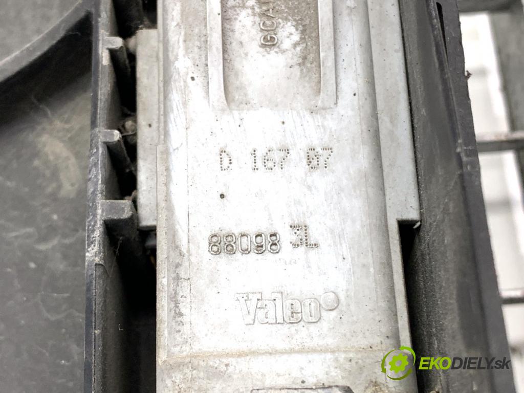 VW CARFTER 30 35 Autobus 2007 120 kW 2.5 TDI 2461 Ventilátor klimatizácie 877968X (Ventilátor chladiča klimatizácie)