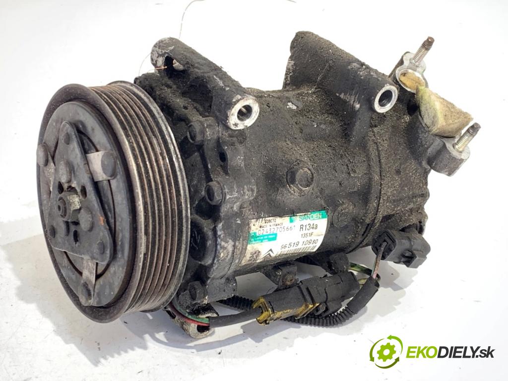 CITROEN C4 I liftback 2006 65 kW 1.4 16V 1360 kompresor klimatizace 9651910980 (Kompresor klimatizace)