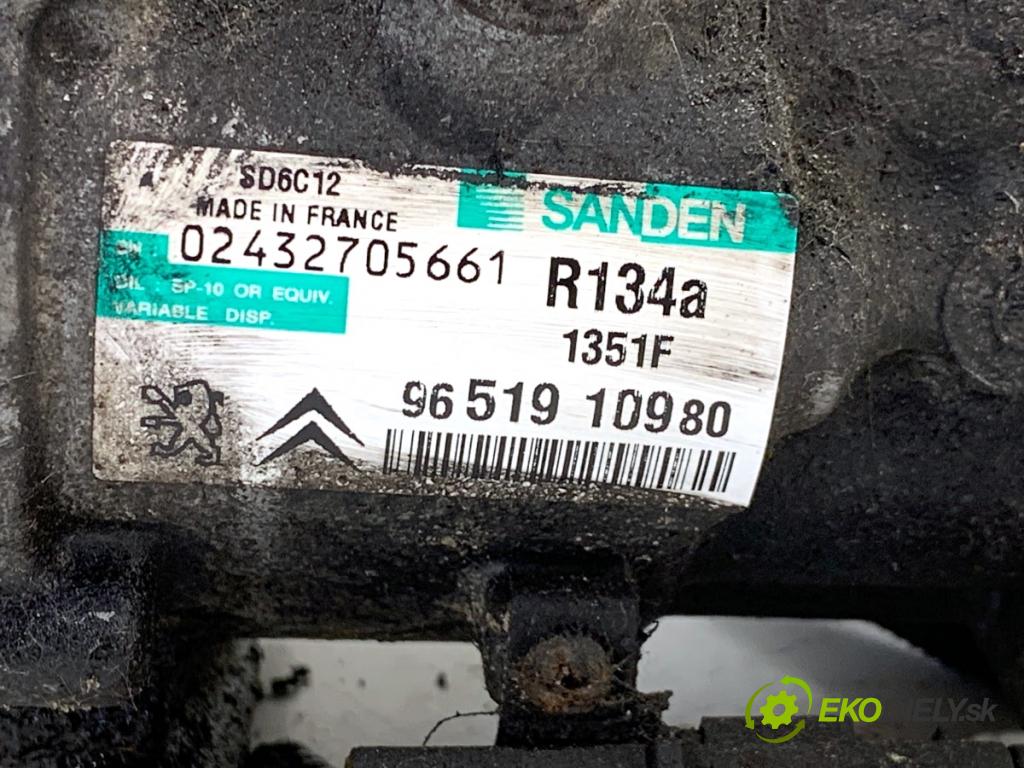 CITROEN C4 I liftback 2006 65 kW 1.4 16V 1360 kompresor klimatizace 9651910980 (Kompresor klimatizace)