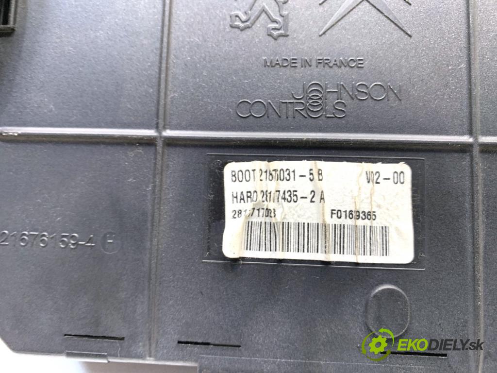 CITROEN C4 I liftback 2006 65 kW 1.4 16V 1360 modul BSI 9661940480 (Pojistková skříňka)