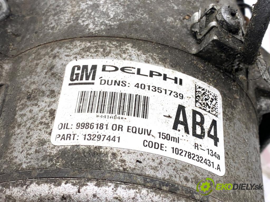 OPEL ASTRA H liftback 2008 66 kW 1.4 (L48) 1364 Kompresor klimatizácie 13297441 (Kompresor klimatizácie)
