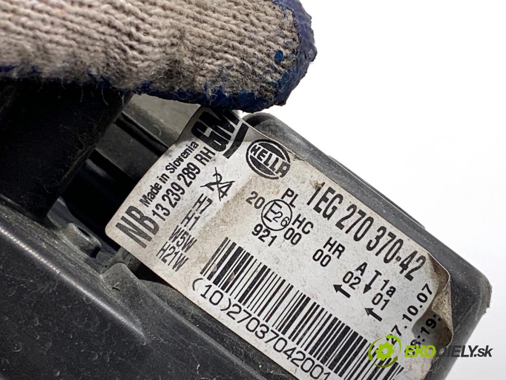 OPEL ASTRA H liftback 2008 66 kW 1.4 (L48) 1364 Svetlomet pravy predný 13239289