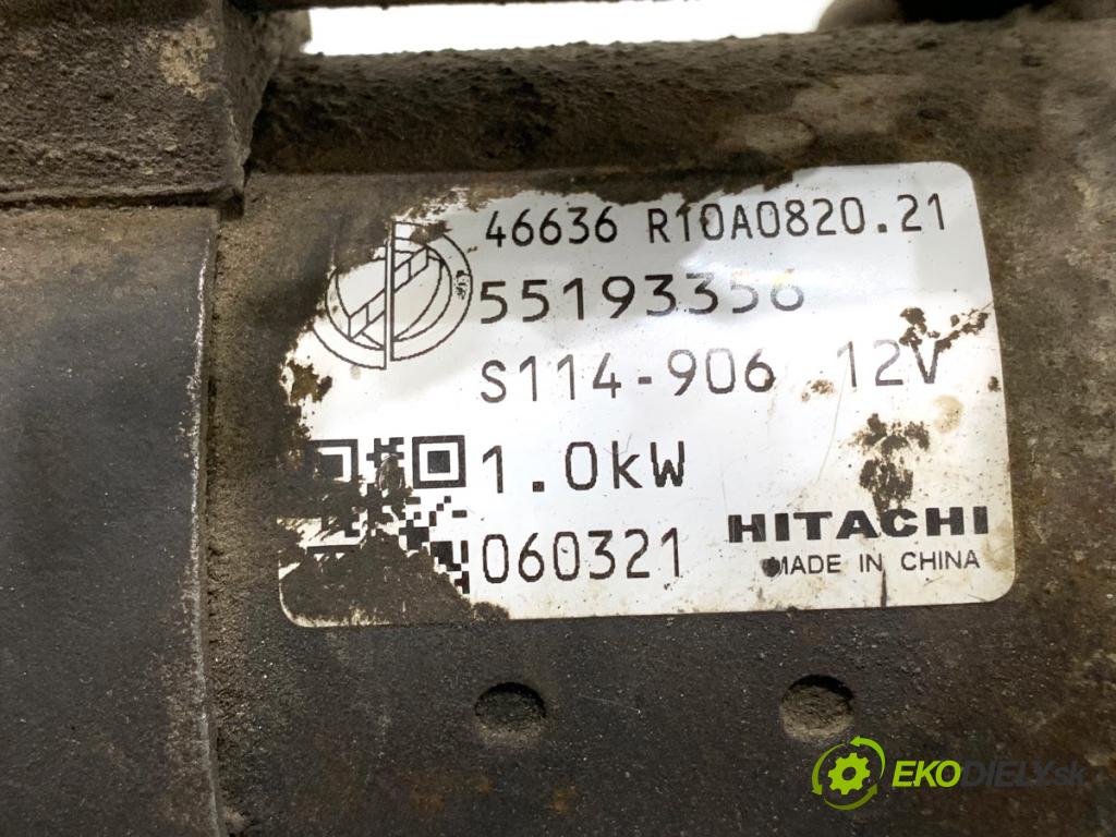FIAT GRANDE PUNTO liftback 2006 57 kW 1.4 LPG 1368 Štartér 55193356 (Štartér)